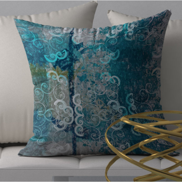 Orren Ellis Drool Top Decorative Square Pillow Cover & Insert Wayfair